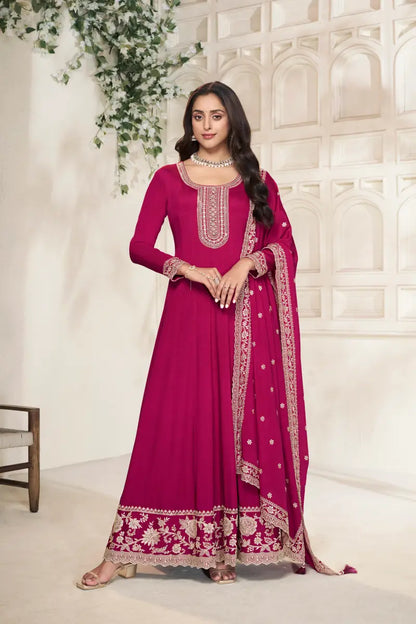 Sukartaa Dola Embroidered Gown with Dupatta – Heavy Zari Work |RAANI