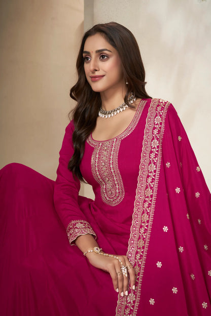 Sukartaa Dola Embroidered Gown with Dupatta – Heavy Zari Work |RAANI