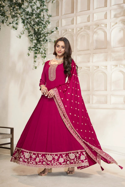 Sukartaa Dola Embroidered Gown with Dupatta – Heavy Zari Work |RAANI