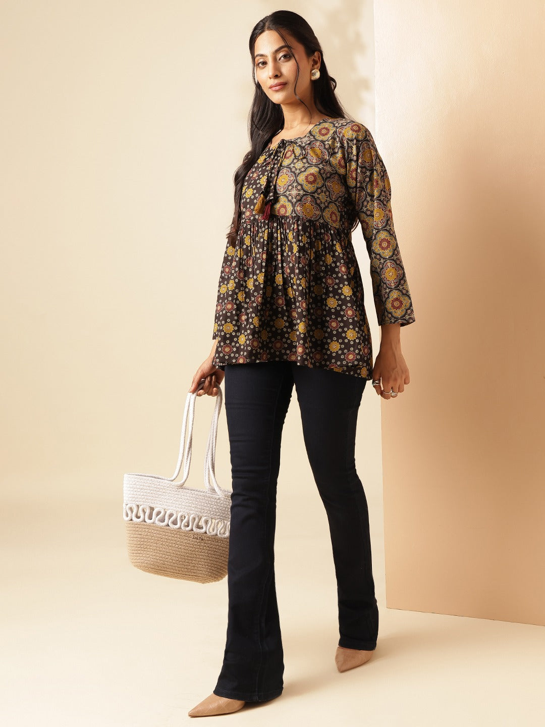 brown short top - sukartaa